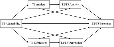 Adaptability Protects University Students From Anxiety, Depression, and Insomnia During Remote Learning: A Three-Wave Longitudinal Study From China